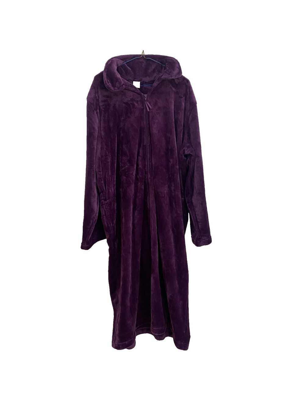 NEW! Croft & Barrow Women's XXL Plush Robe Full Zip Front Housecoat